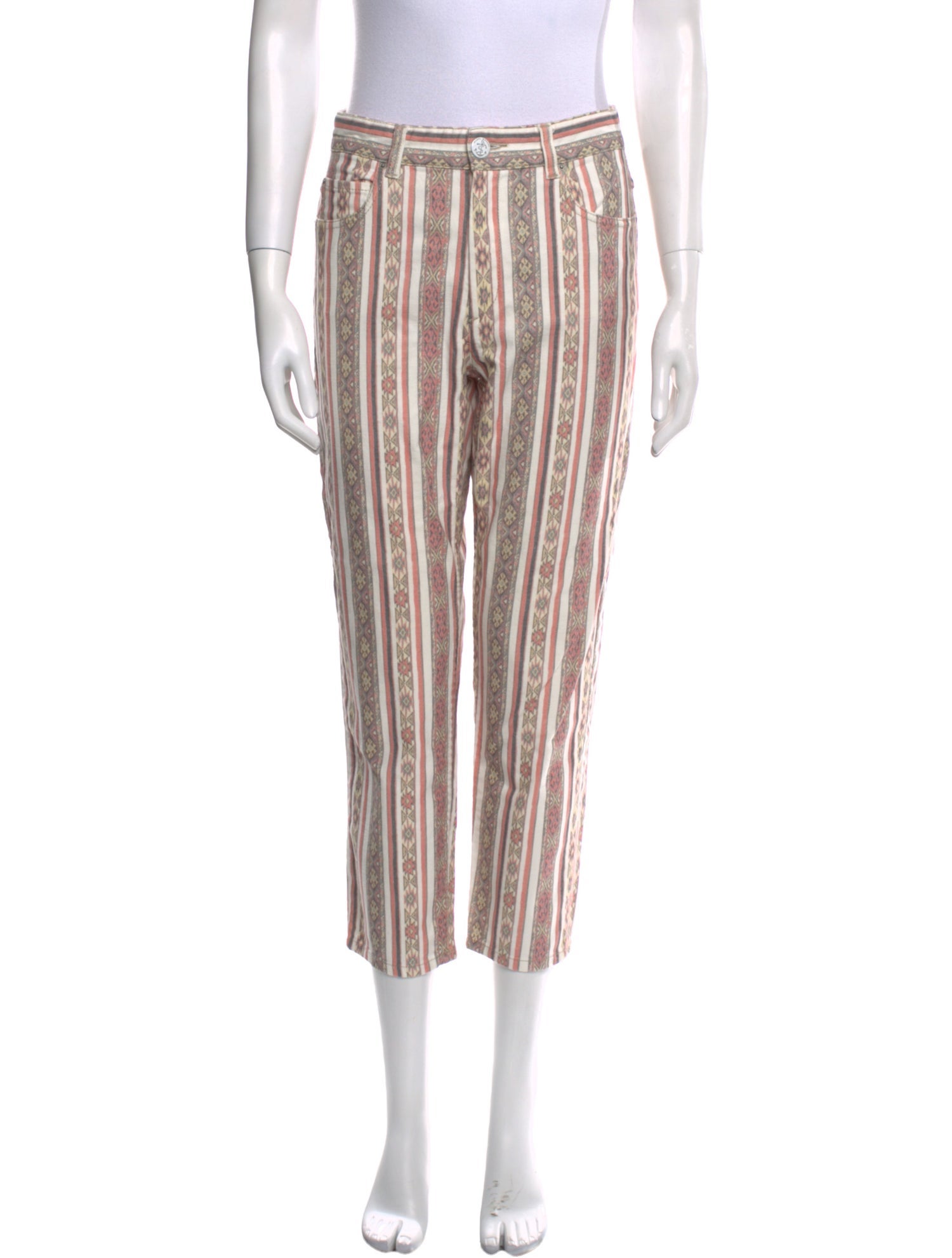 Étoile Isabel Marant Striped Straight Leg Pants