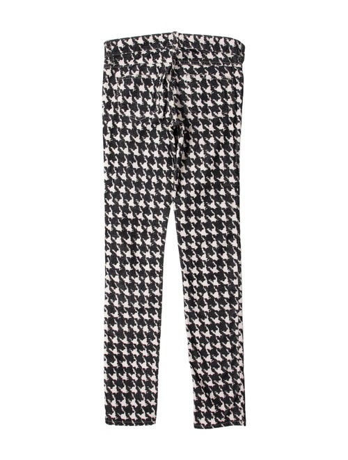 Étoile Isabel Marant Houndstooth Print Skinny Leg Pants