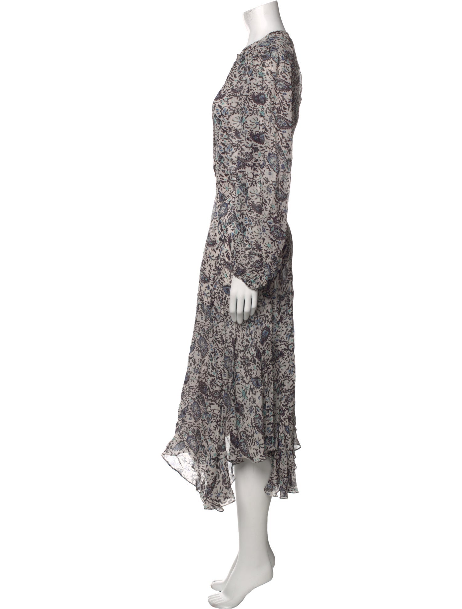Étoile Isabel Marant Floral Print Long Dress