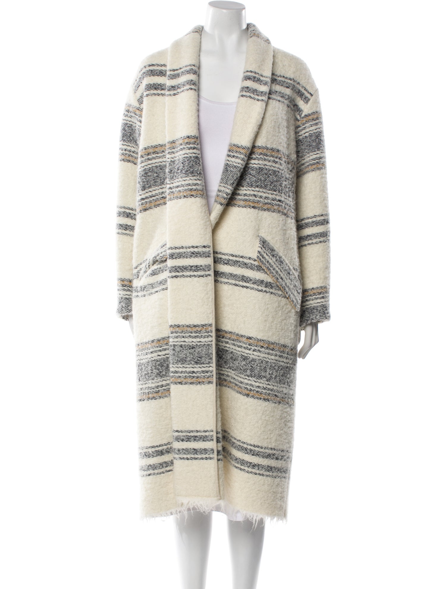 Étoile Isabel Marant Plaid Print Coat