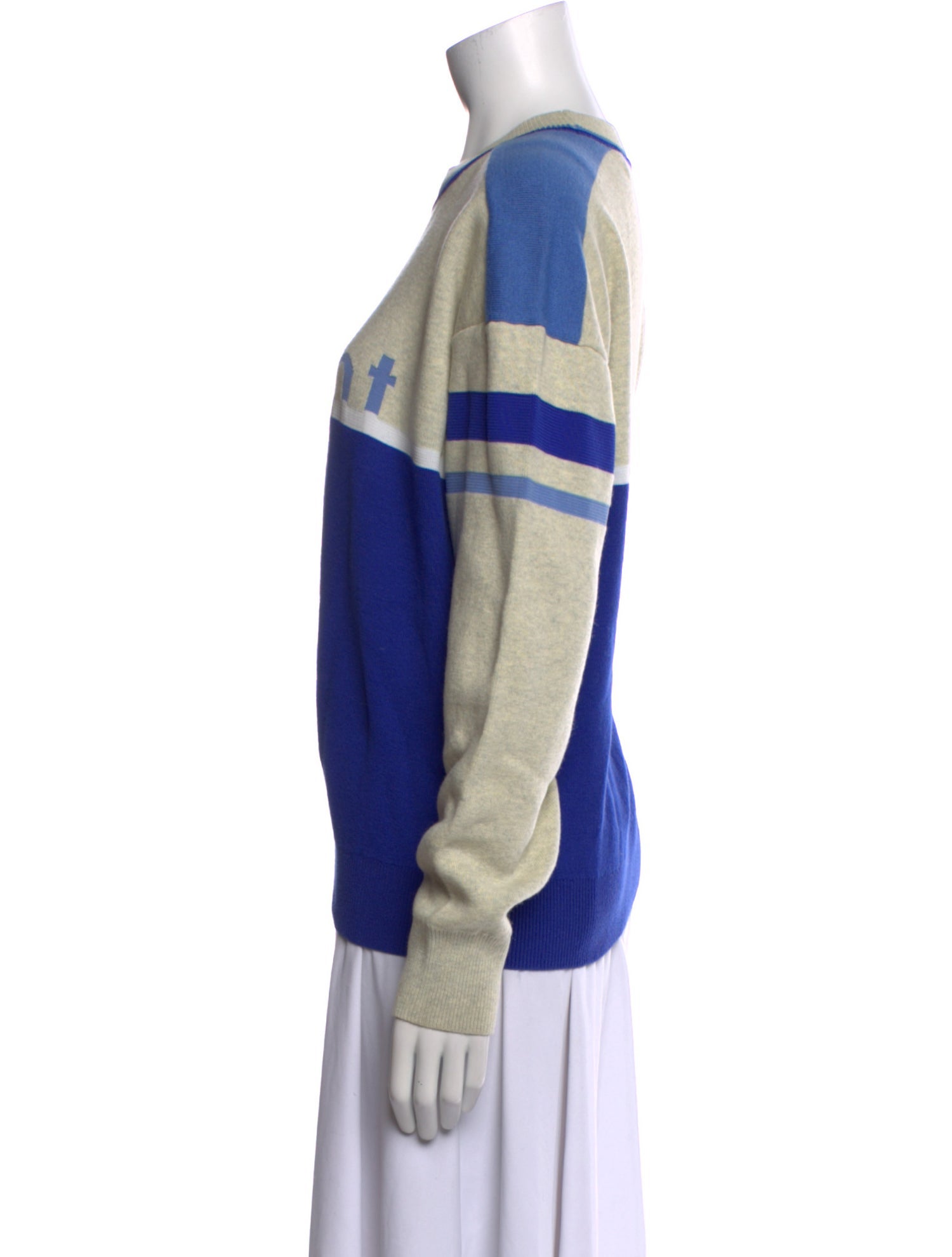 Étoile Isabel Marant Colorblock Pattern Crew Neck Sweater