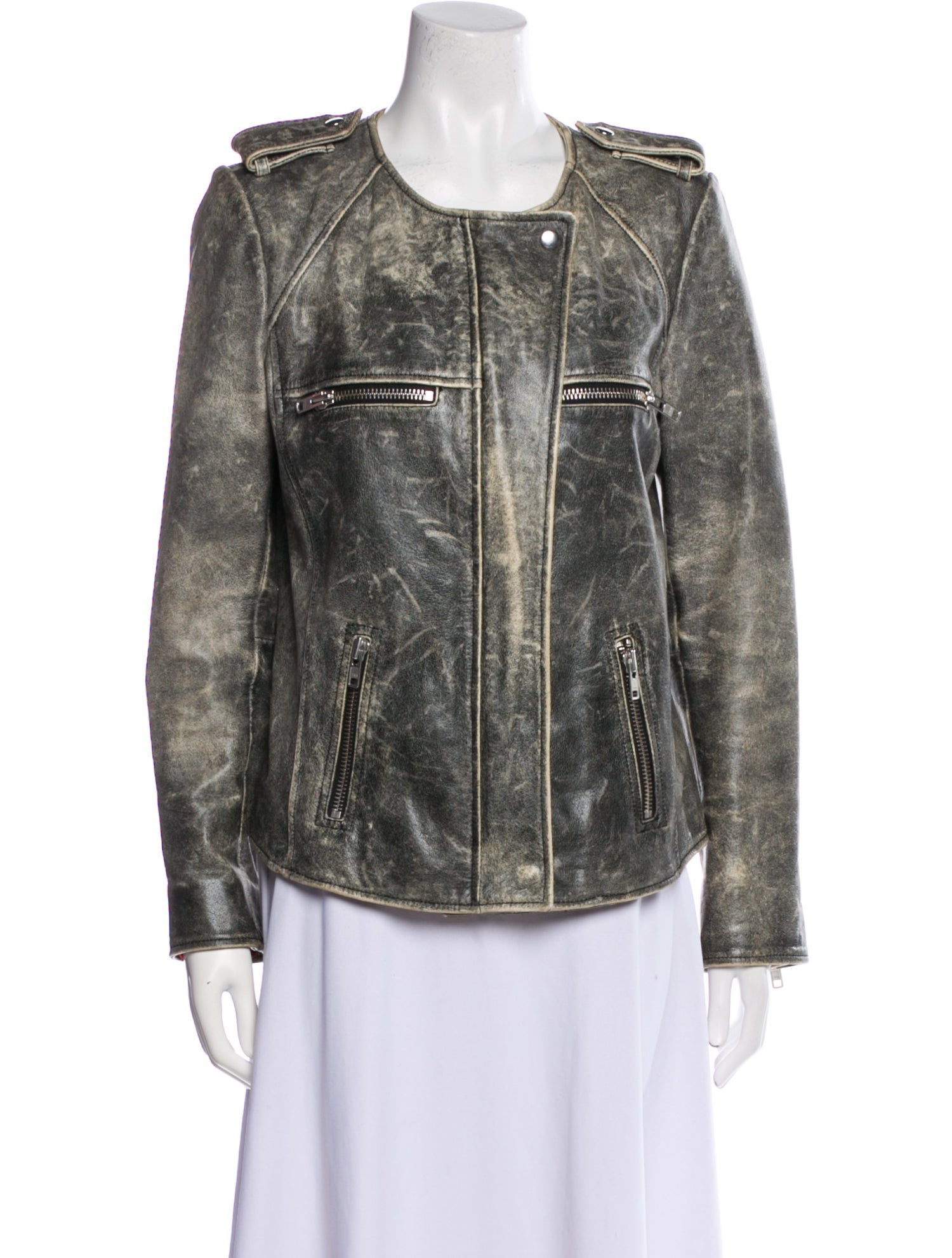 Étoile Isabel Marant Leather Biker Jacket
