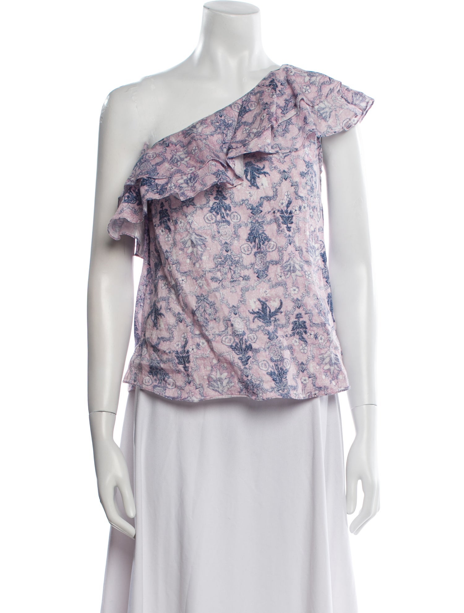 Étoile Isabel Marant Linen Floral Print Blouse