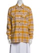 Étoile Isabel Marant Virgin Wool Plaid Print Utility Jacket