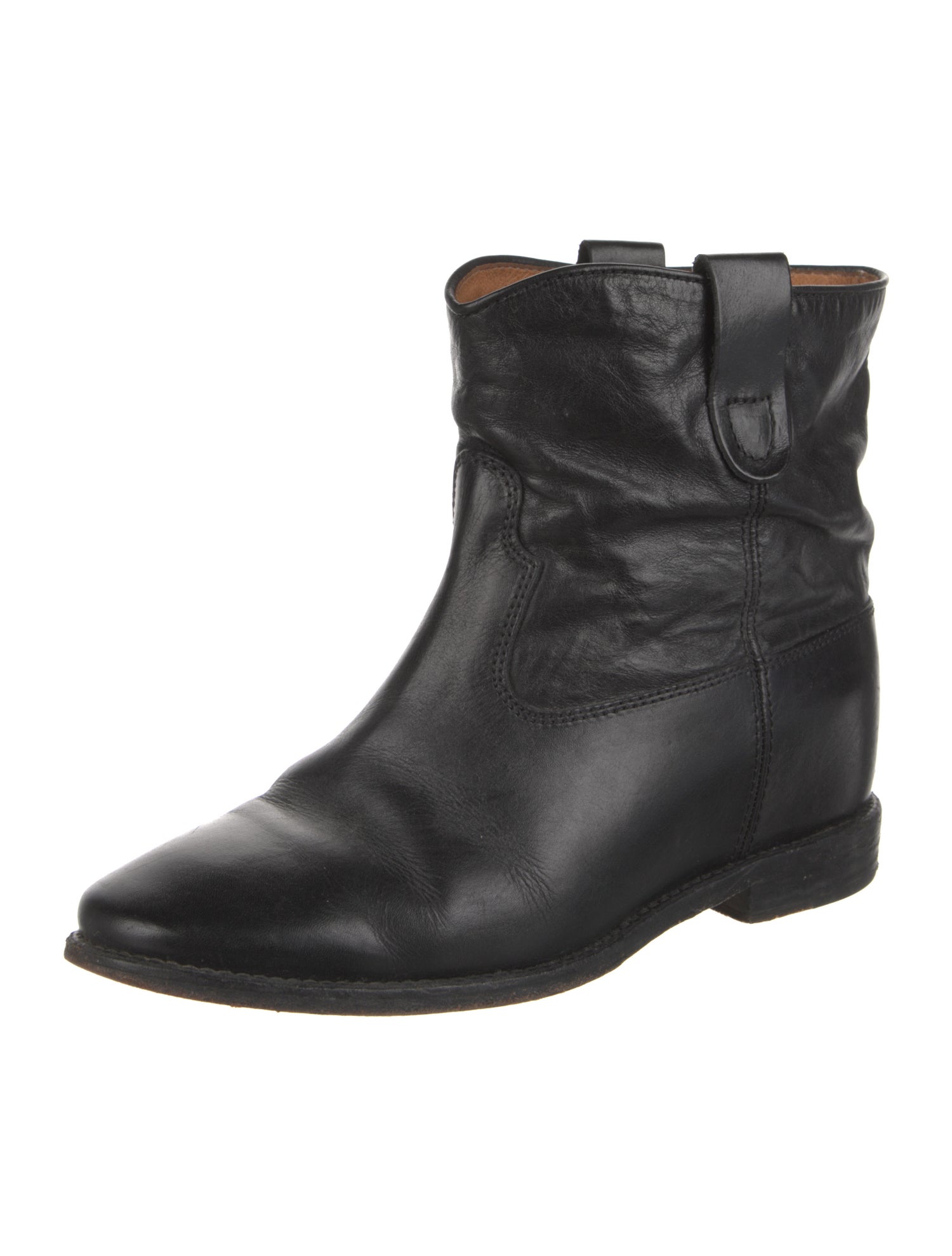 Étoile Isabel Marant Leather Combat Boots