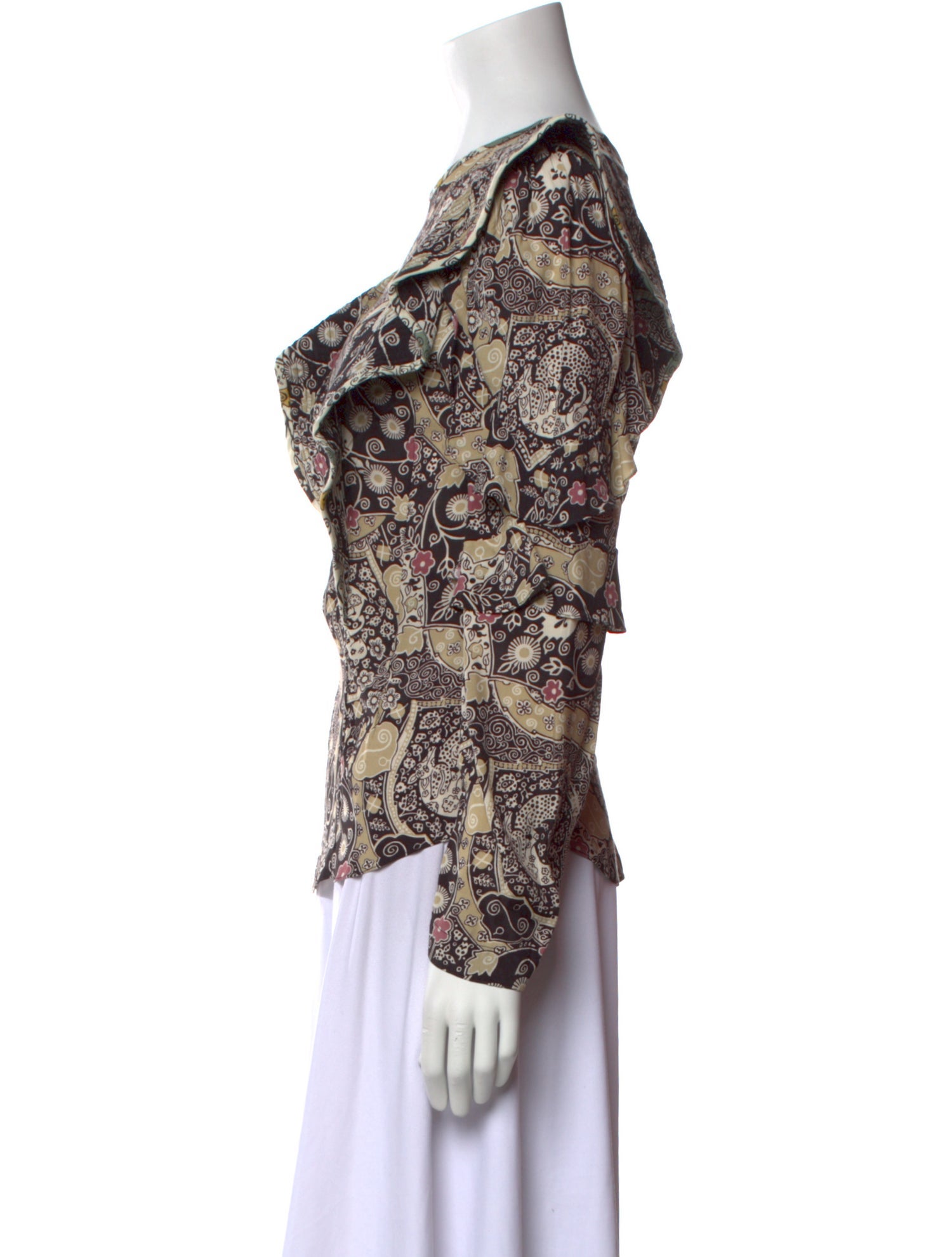 Étoile Isabel Marant Paisley Print Scoop Neck Blouse