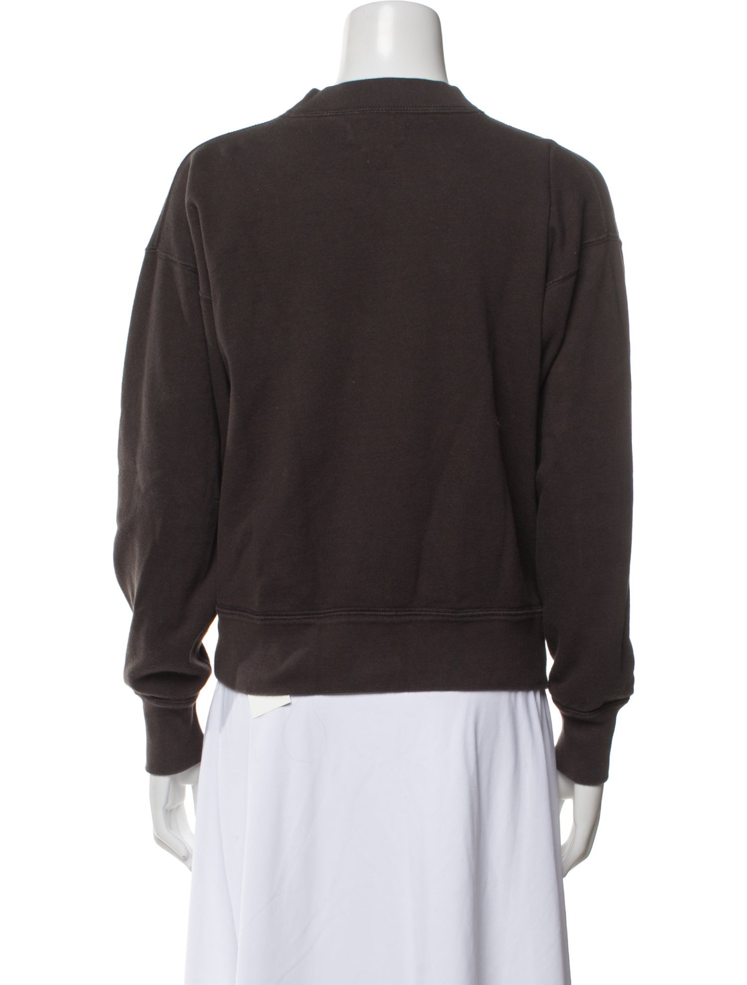 Étoile Isabel Marant Graphic Print Mock Neck Sweatshirt