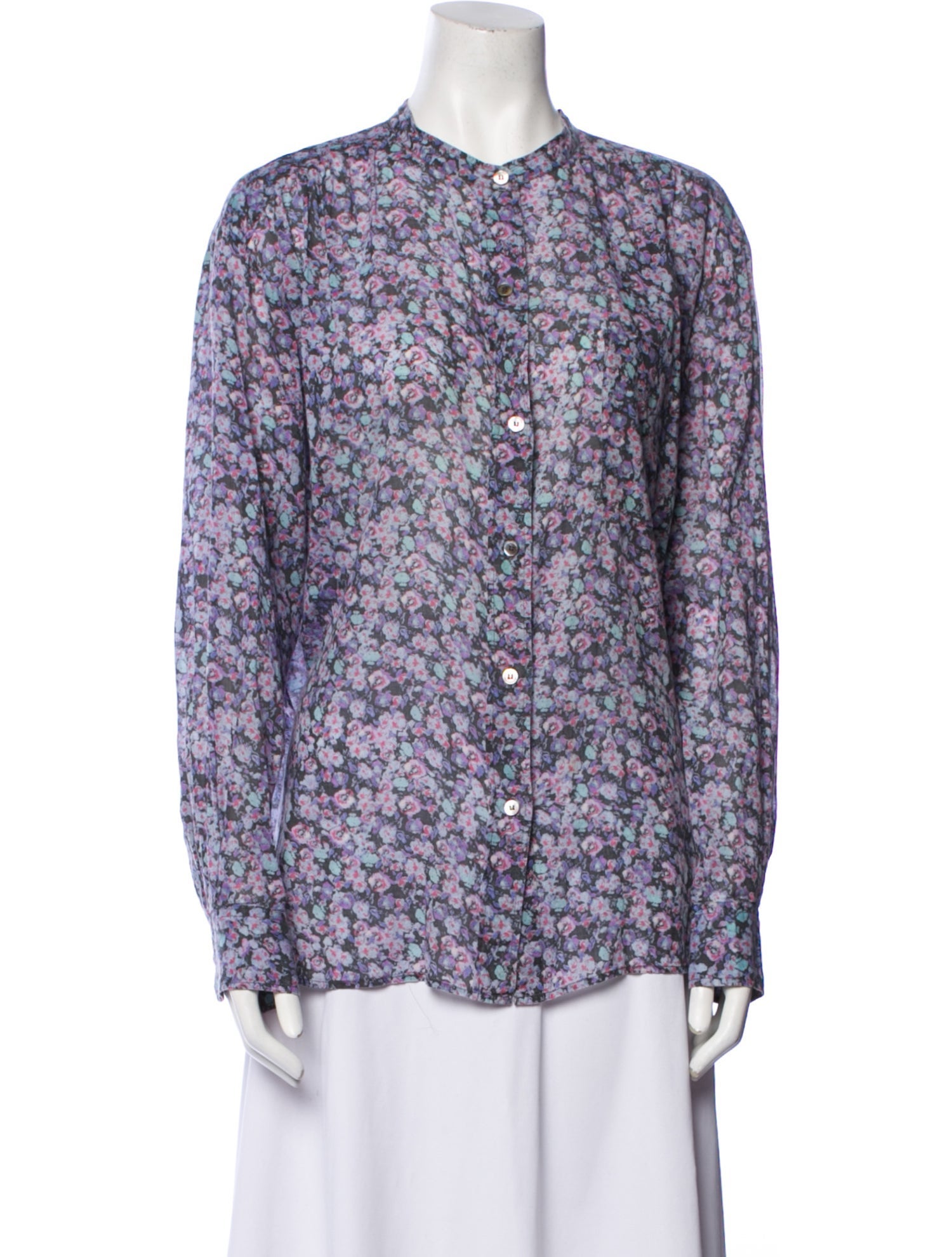 Étoile Isabel Marant Silk Floral Print Blouse