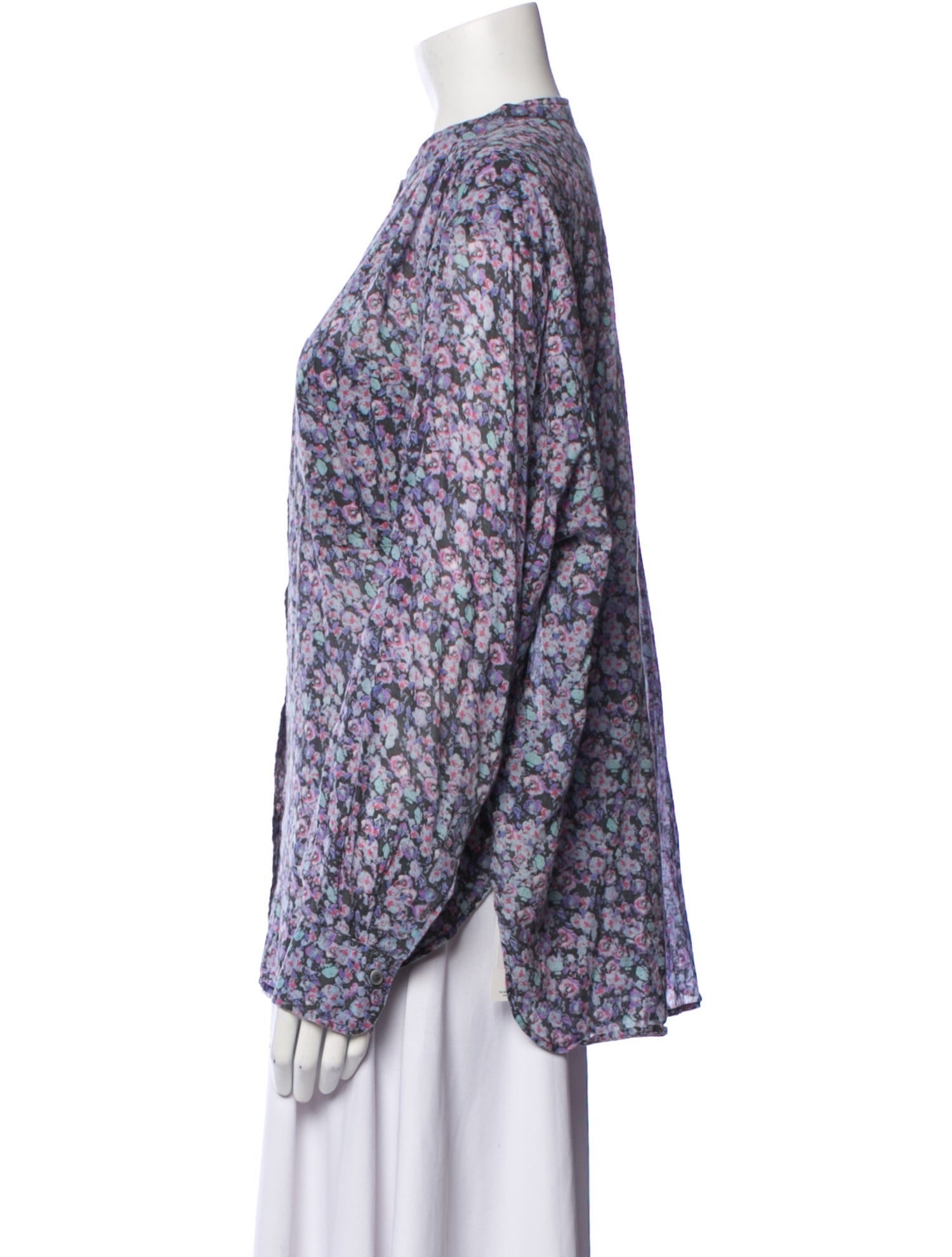 Étoile Isabel Marant Silk Floral Print Blouse