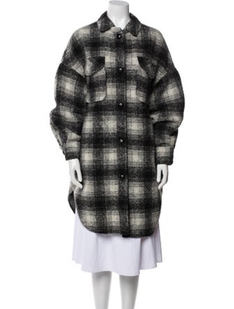 Étoile Isabel Marant Plaid Print Coat