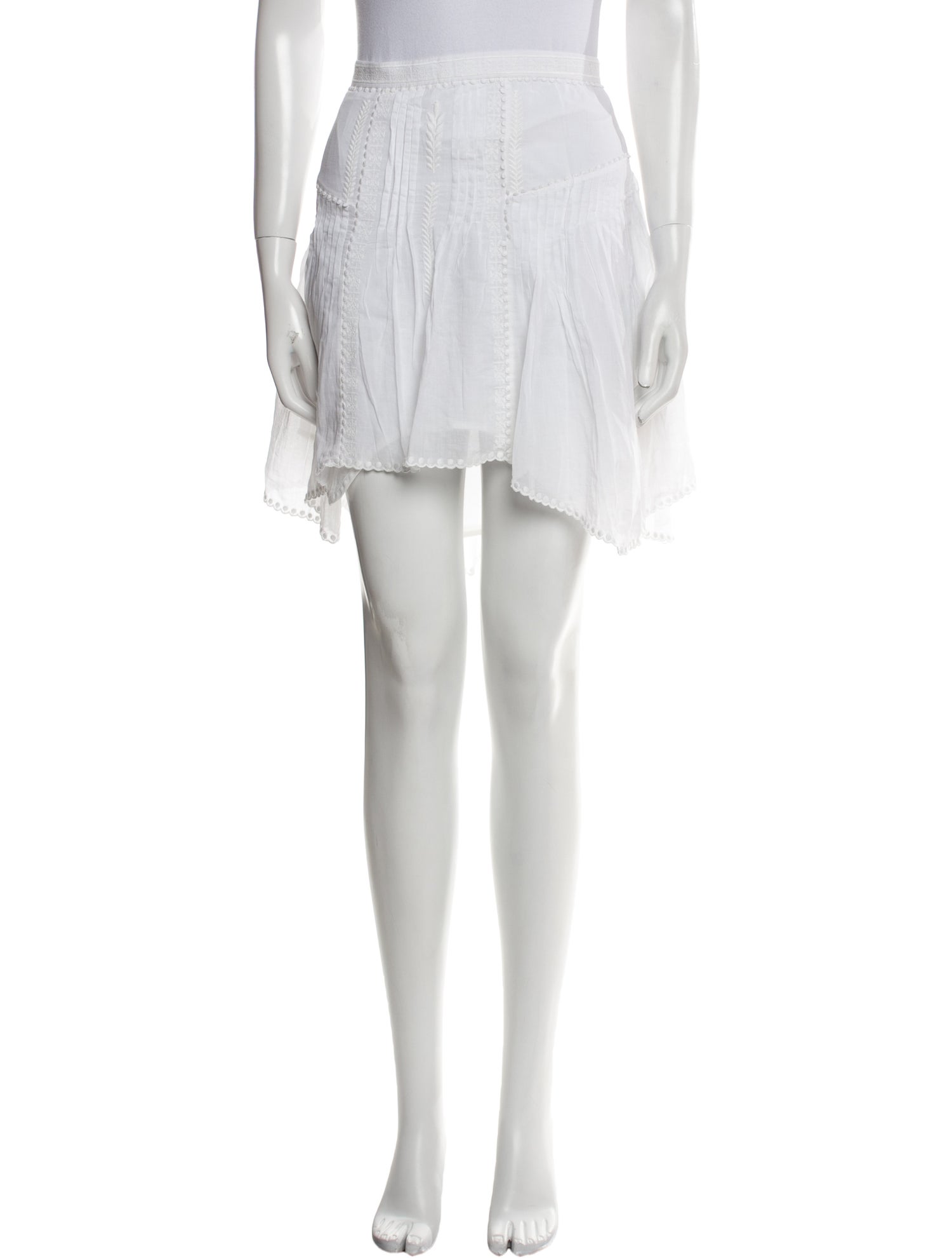 Étoile Isabel Marant Embroidered Accent Knee-Length Skirt