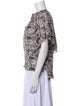 Étoile Isabel Marant Paisley Print V-Neck Blouse