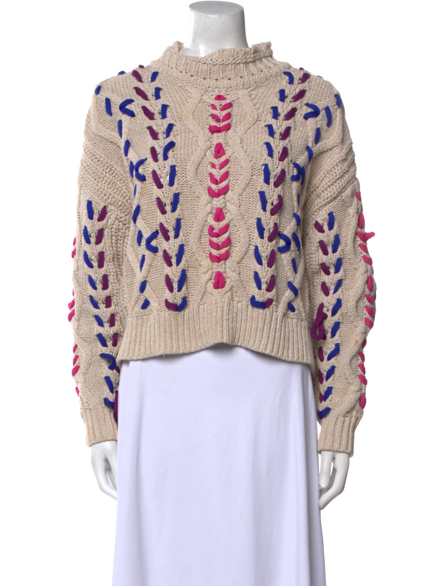 Étoile Isabel Marant Printed Mock Neck Sweater