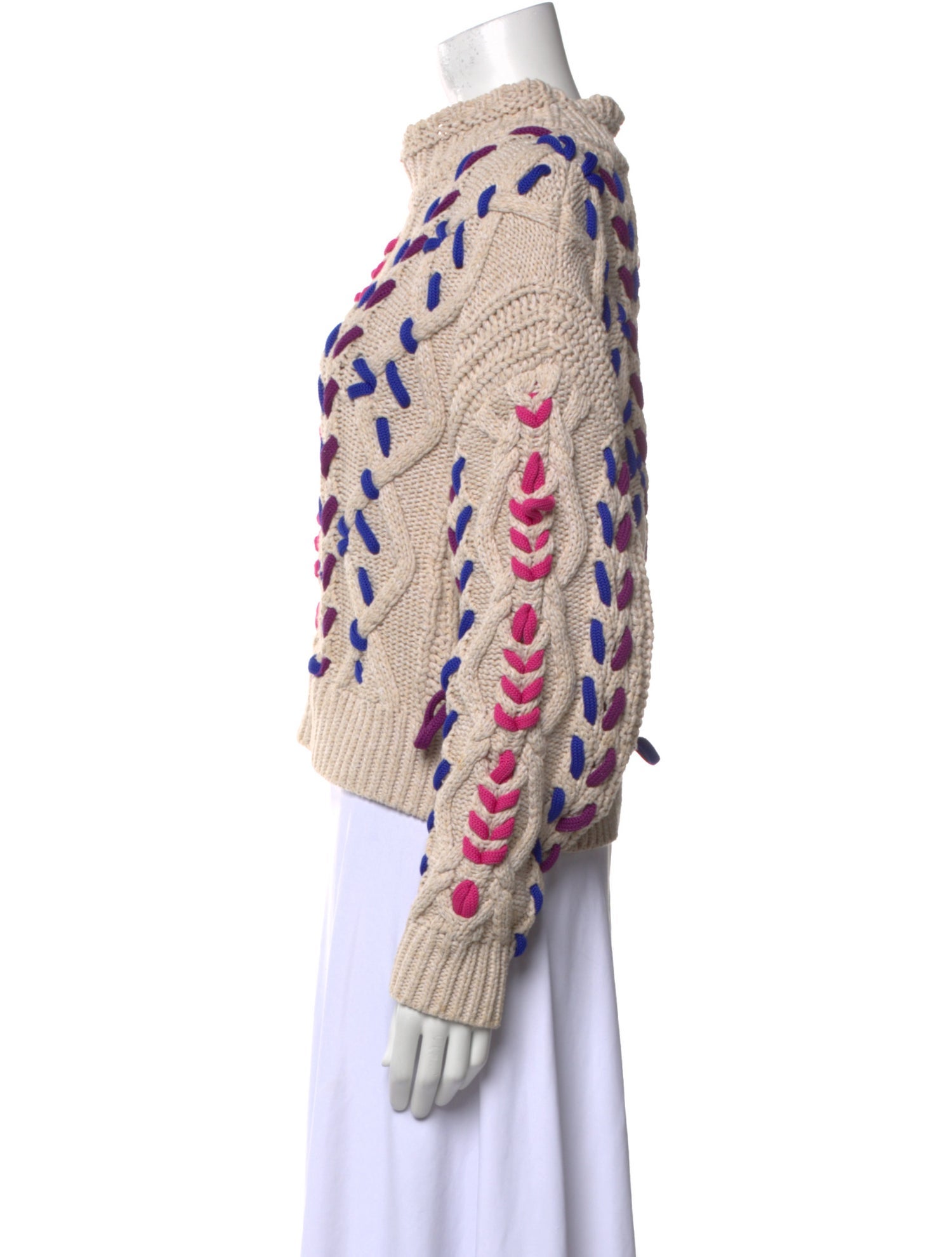 Étoile Isabel Marant Printed Mock Neck Sweater