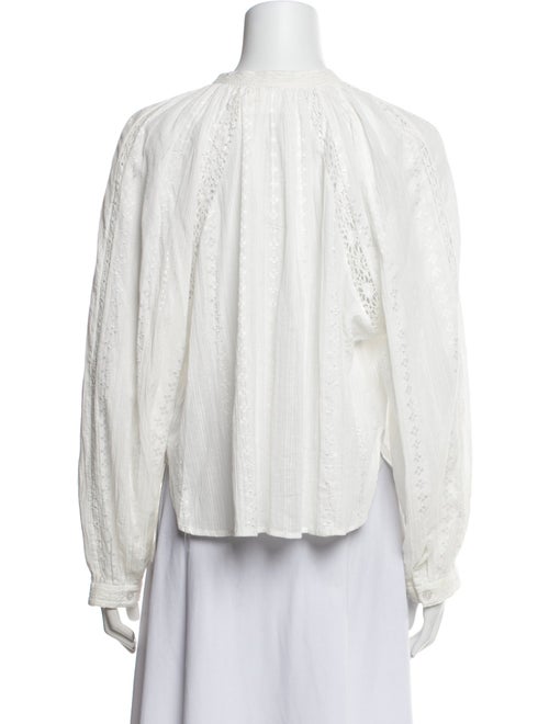 Étoile Isabel Marant Mock Neck Long Sleeve Blouse