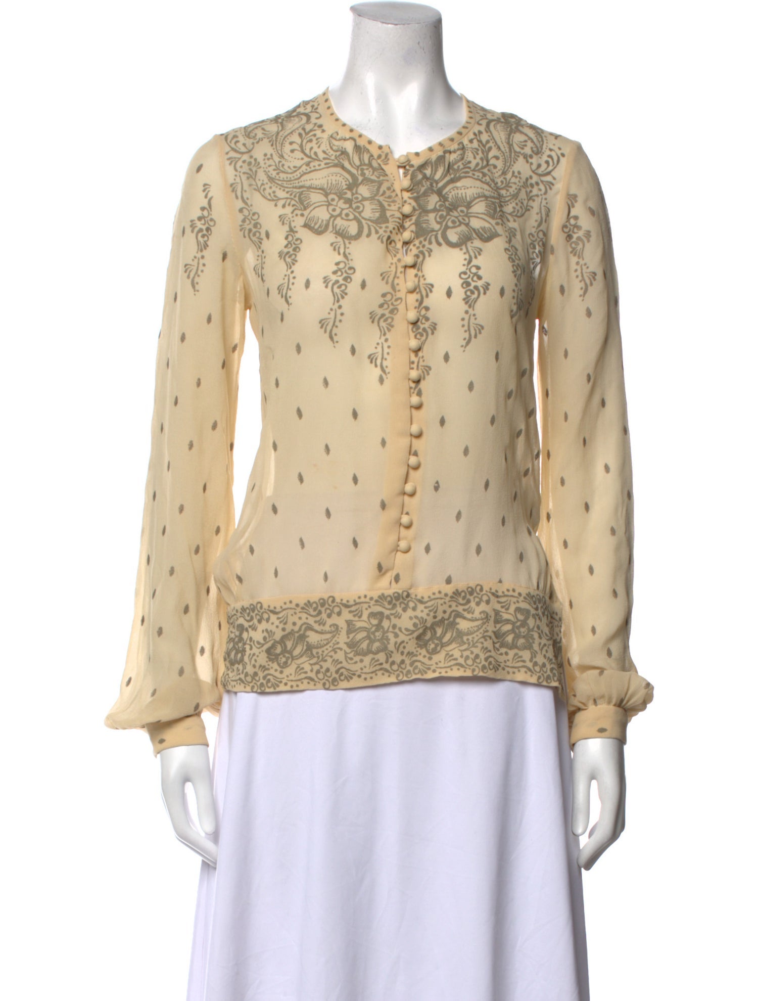 Étoile Isabel Marant Silk Printed Blouse