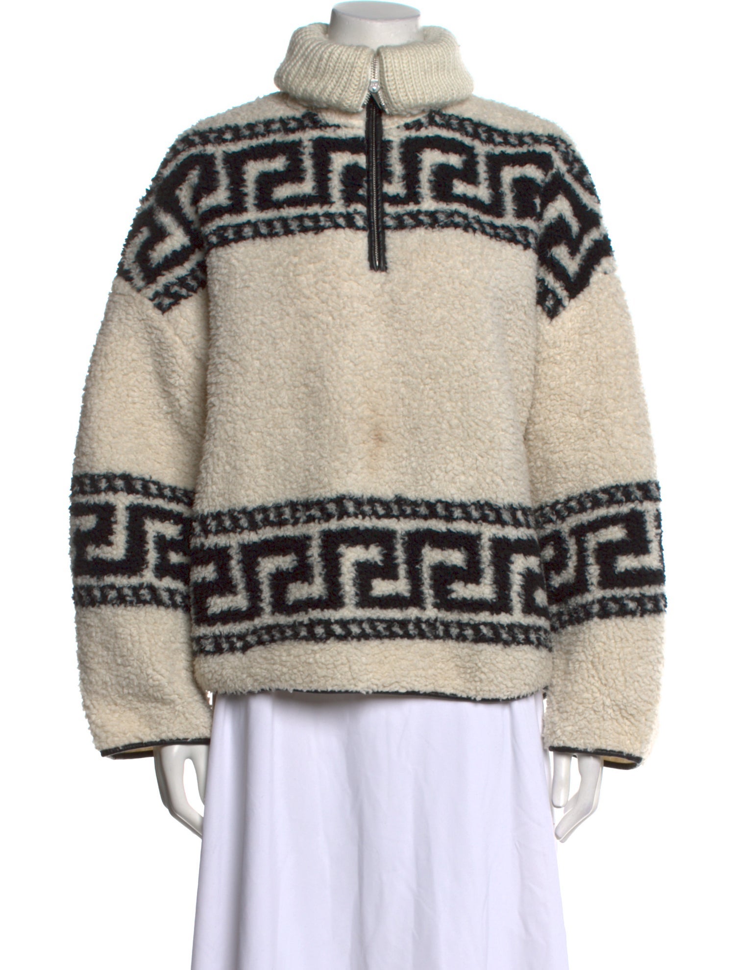 Étoile Isabel Marant Striped Mock Neck Sweater