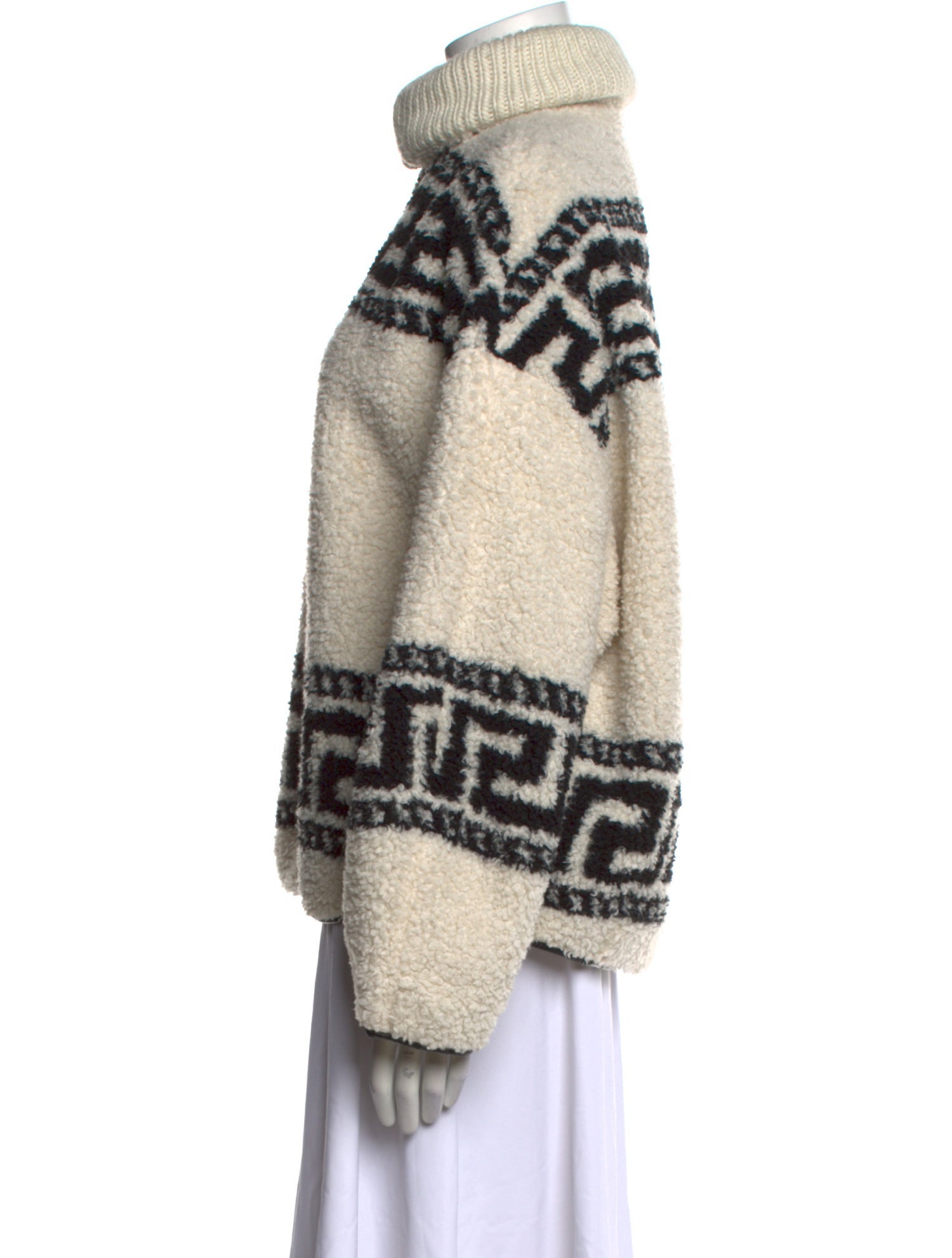 Étoile Isabel Marant Striped Mock Neck Sweater