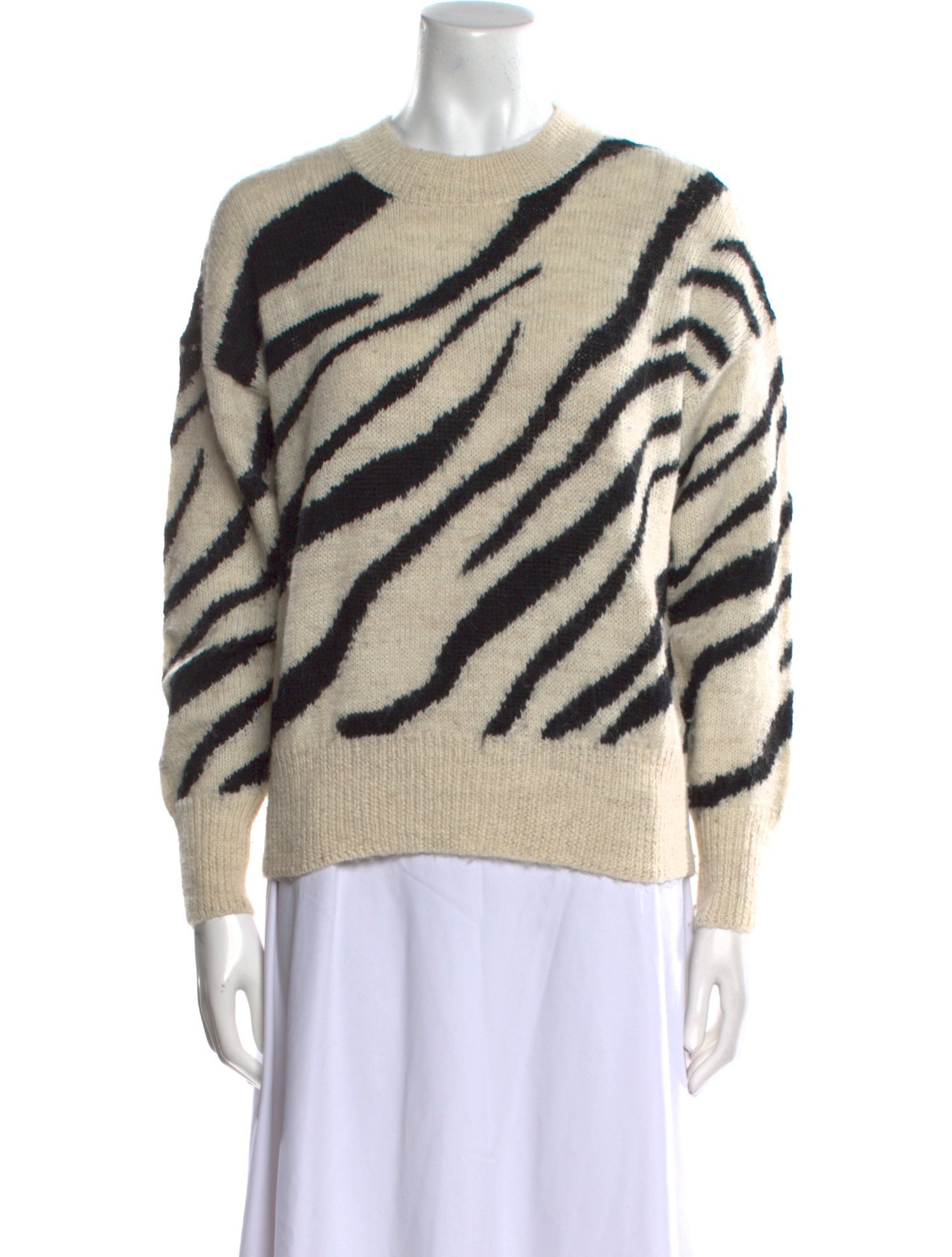 Étoile Isabel Marant Alpaca Animal Print Sweater