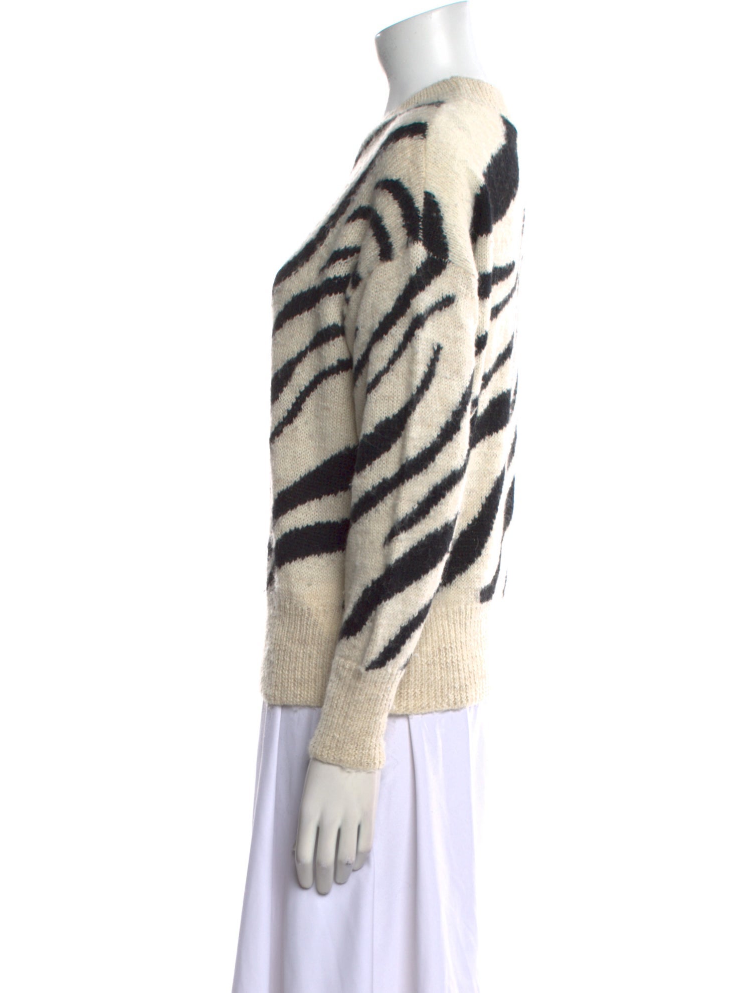 Étoile Isabel Marant Alpaca Animal Print Sweater