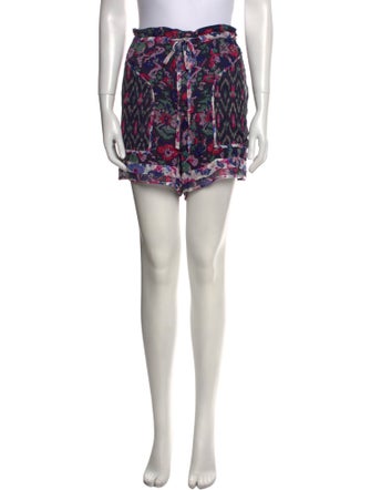 Étoile Isabel Marant Floral Print Mini Shorts