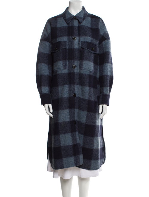 Étoile Isabel Marant Plaid Print Coat