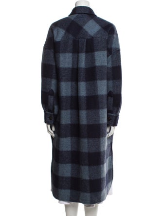 Étoile Isabel Marant Plaid Print Coat