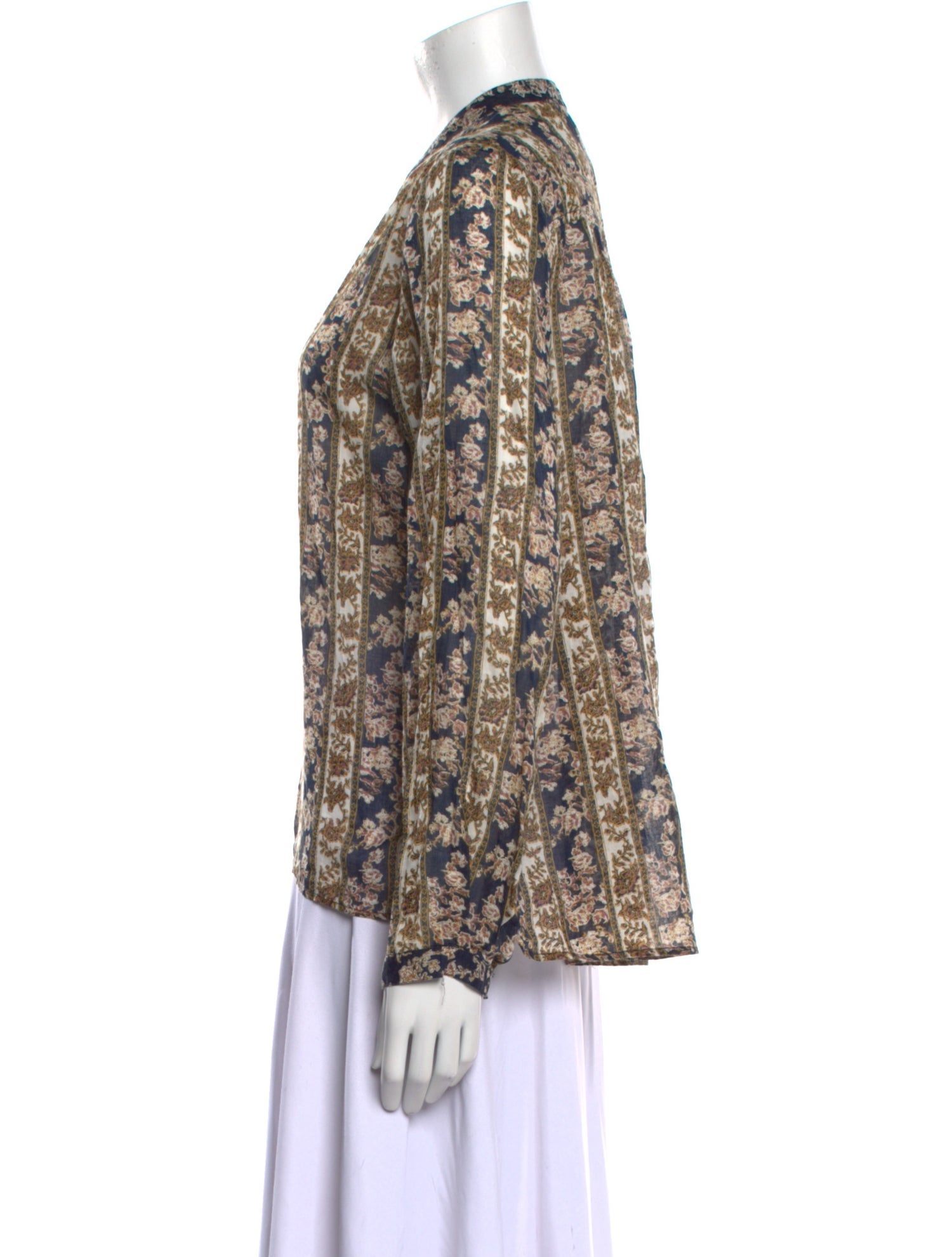 Étoile Isabel Marant Printed Crew Neck Blouse