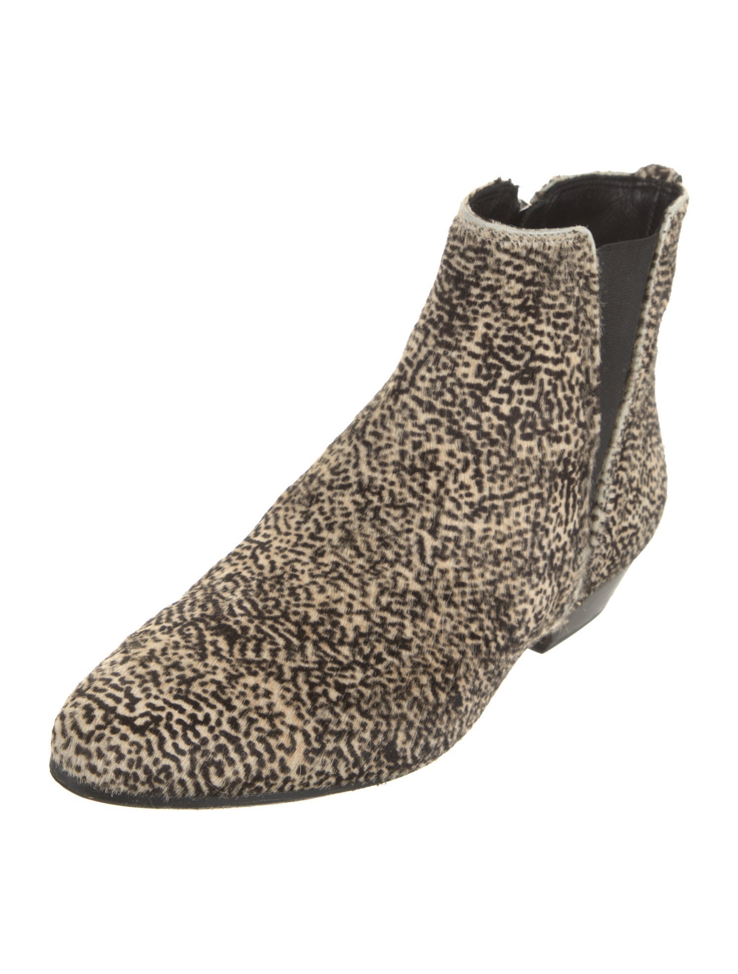Étoile Isabel Marant Ponyhair Animal Print Chelsea Boots