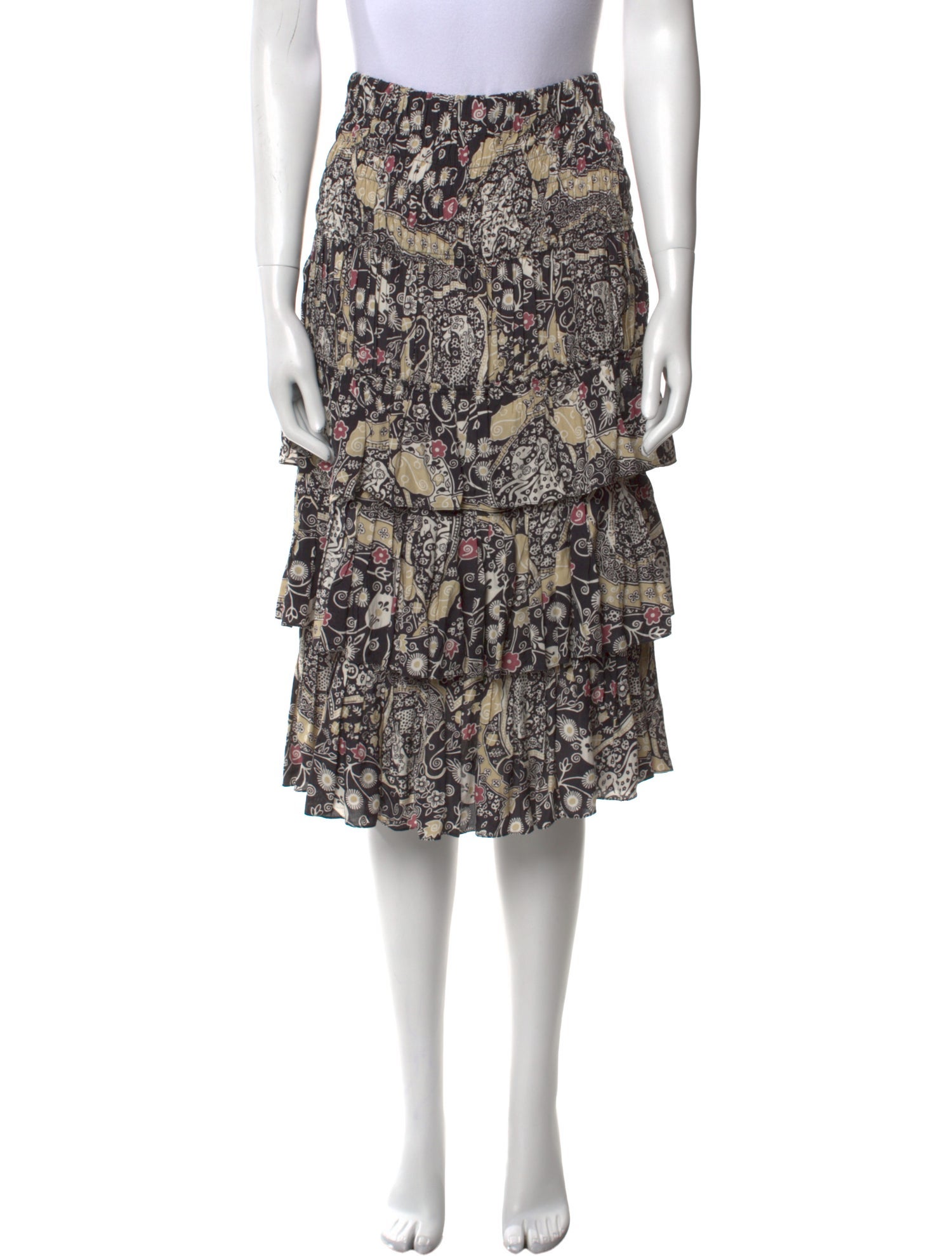 Étoile Isabel Marant Printed Knee-Length Skirt