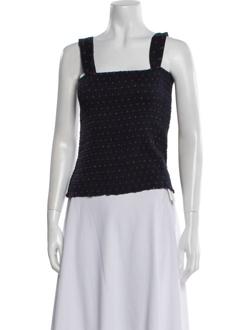 Étoile Isabel Marant Square Neckline Sleeveless Crop Top