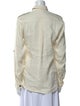 Étoile Isabel Marant Linen Long Sleeve Button-Up Top