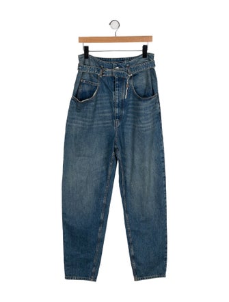 Étoile Isabel Marant High-Rise Straight Leg Jeans