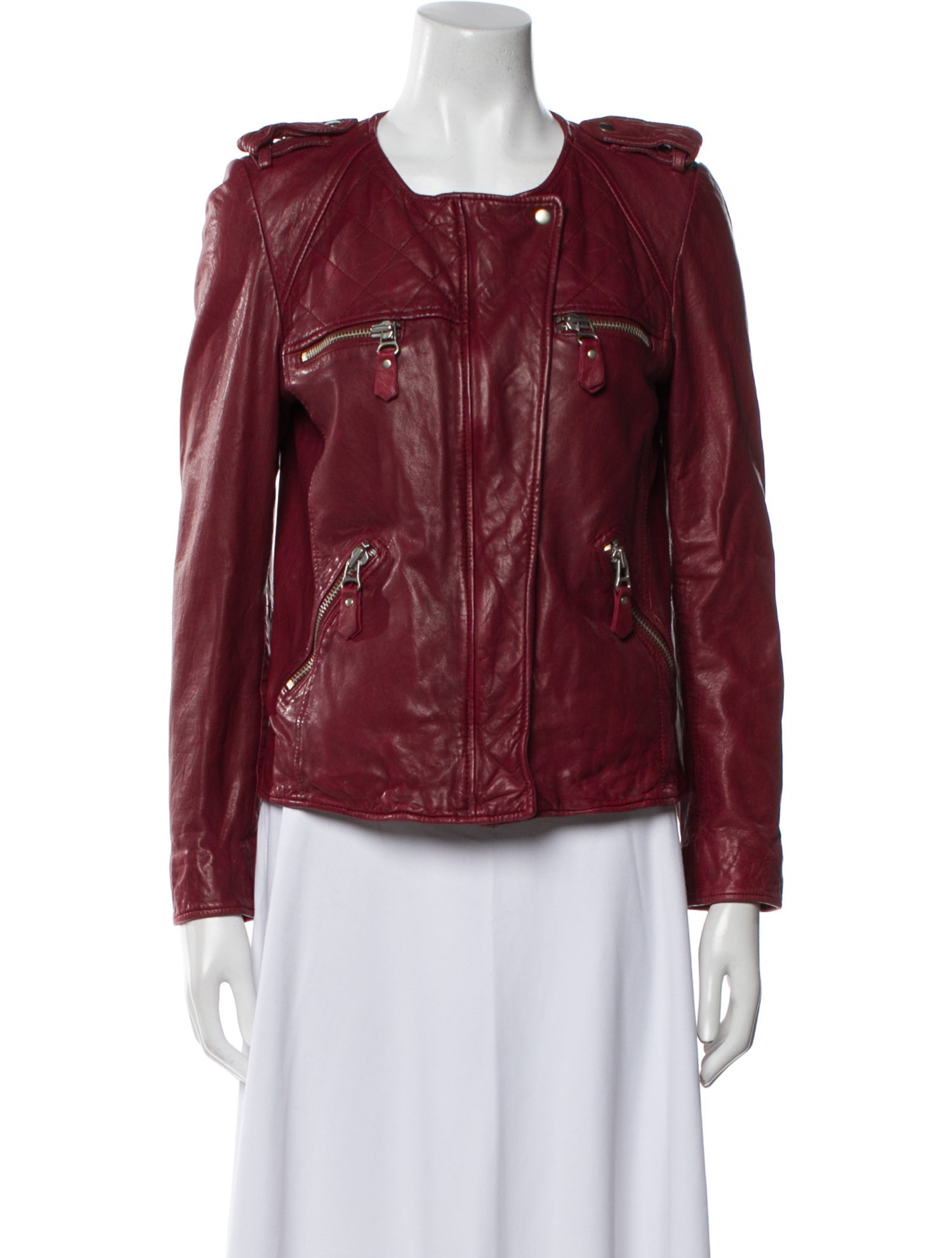 Étoile Isabel Marant Lambskin Biker Jacket
