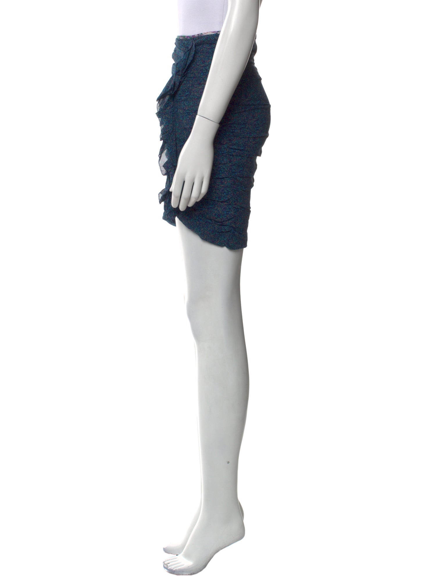 Étoile Isabel Marant Ruffle Embellishment Mini Skirt