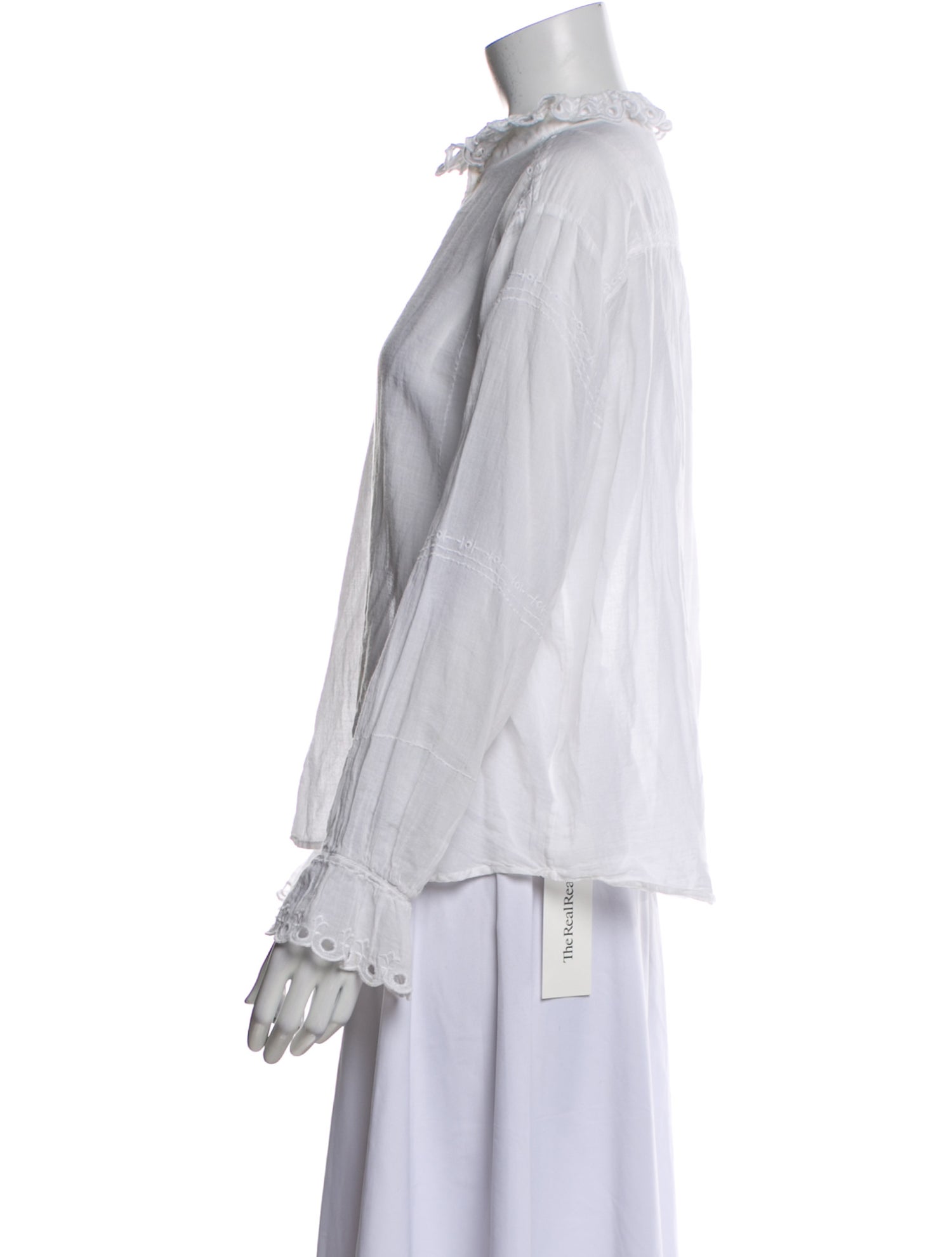 Étoile Isabel Marant Mock Neck Long Sleeve Blouse