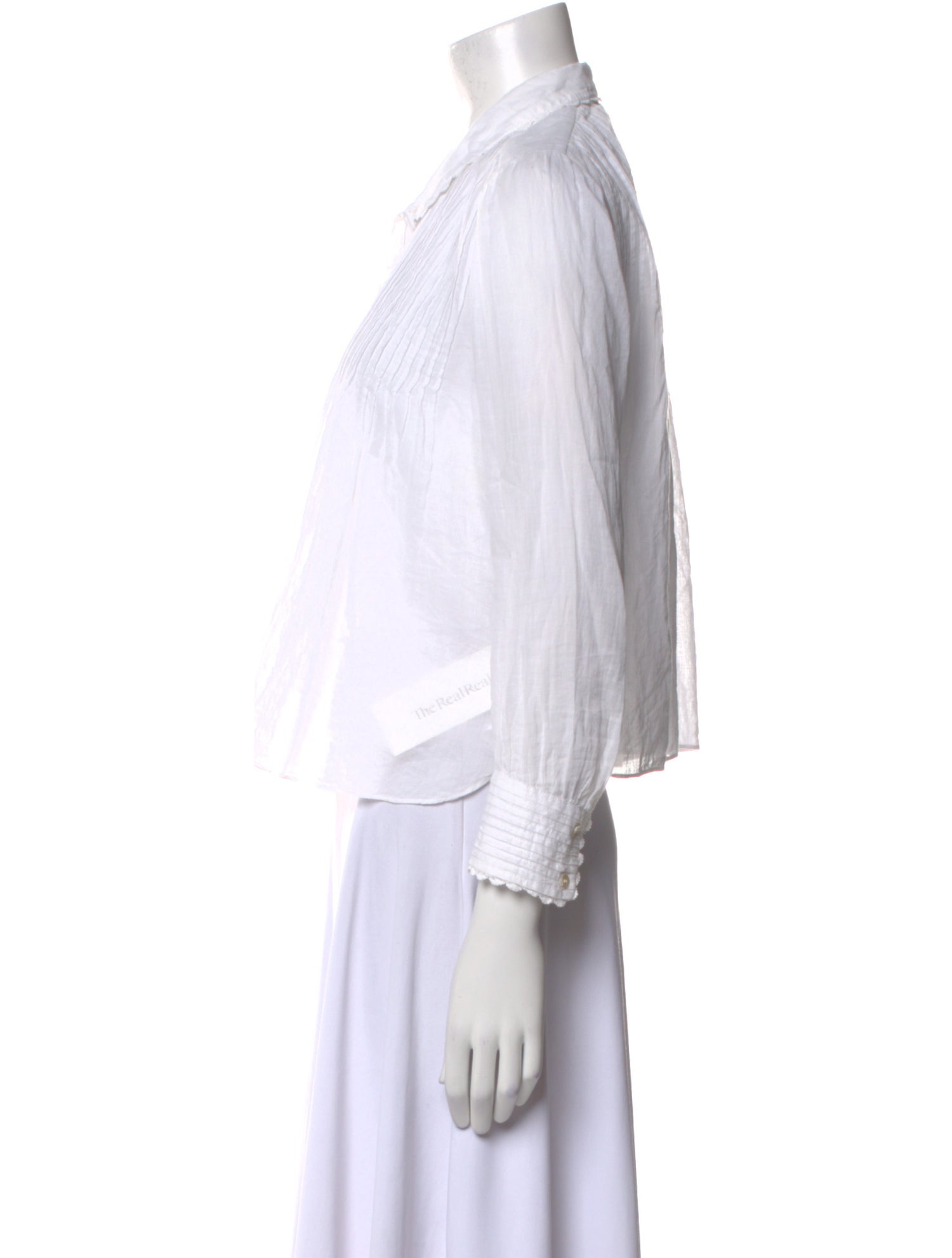 Étoile Isabel Marant Three-Quarter Sleeve Button-Up Top