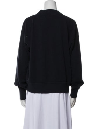 Étoile Isabel Marant Graphic Print Mock Neck Sweatshirt