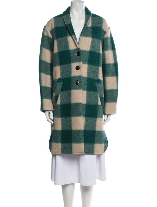 Étoile Isabel Marant Plaid Print Coat