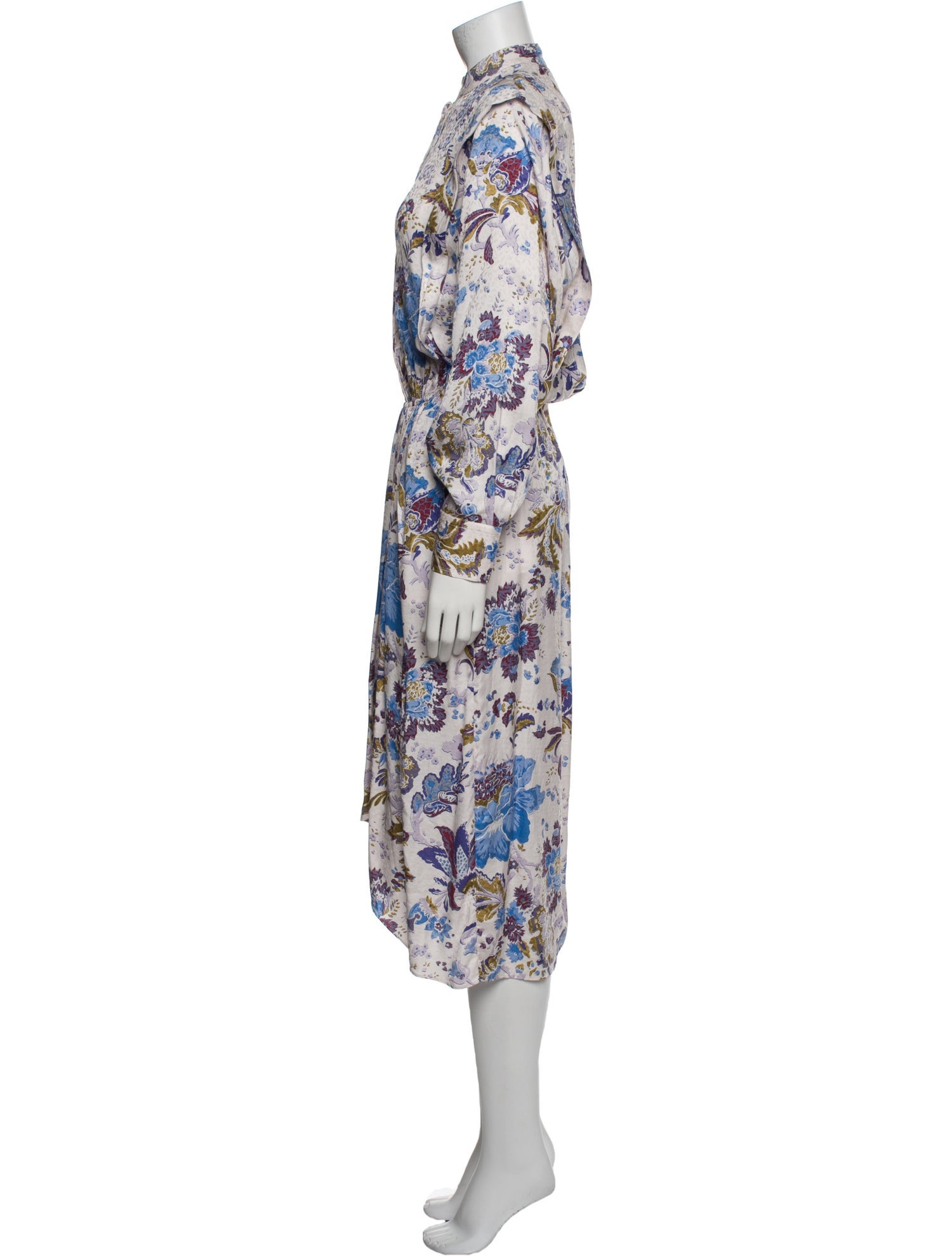 Étoile Isabel Marant Floral Print Midi Length Dress