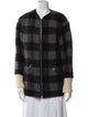 Étoile Isabel Marant Wool Plaid Print Coat