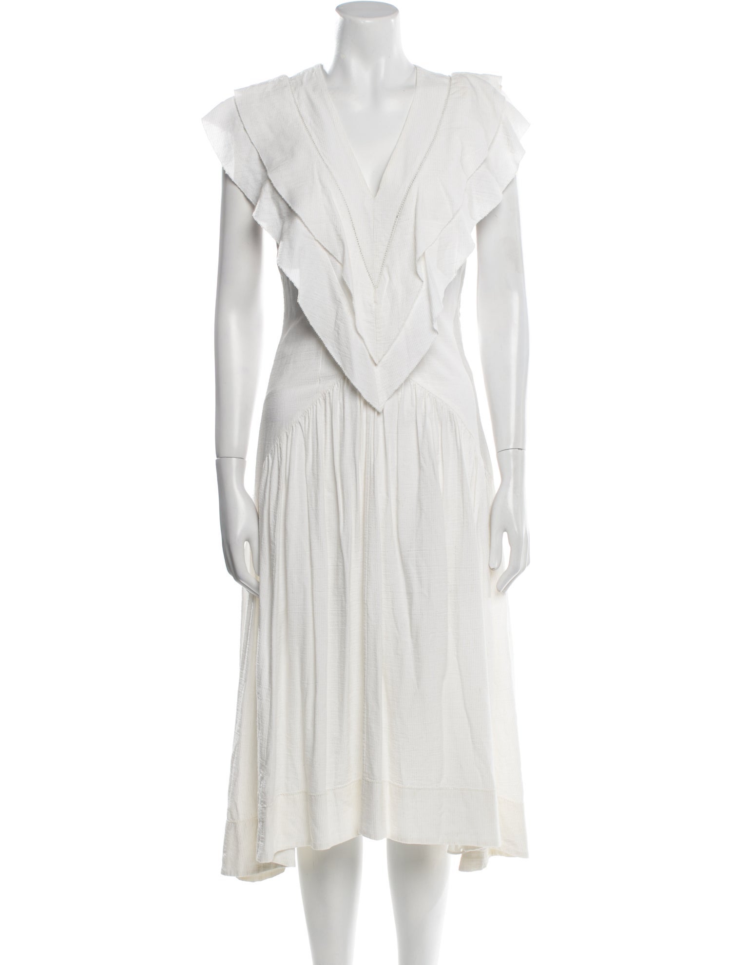 Étoile Isabel Marant V-Neck Long Dress
