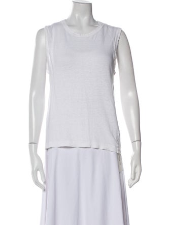 Étoile Isabel Marant Linen Scoop Neck Top