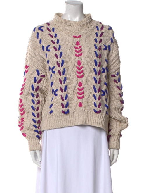 Étoile Isabel Marant Printed Mock Neck Sweater