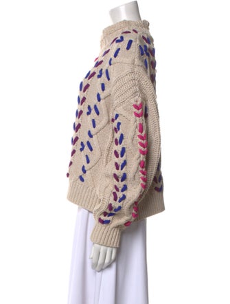 Étoile Isabel Marant Printed Mock Neck Sweater