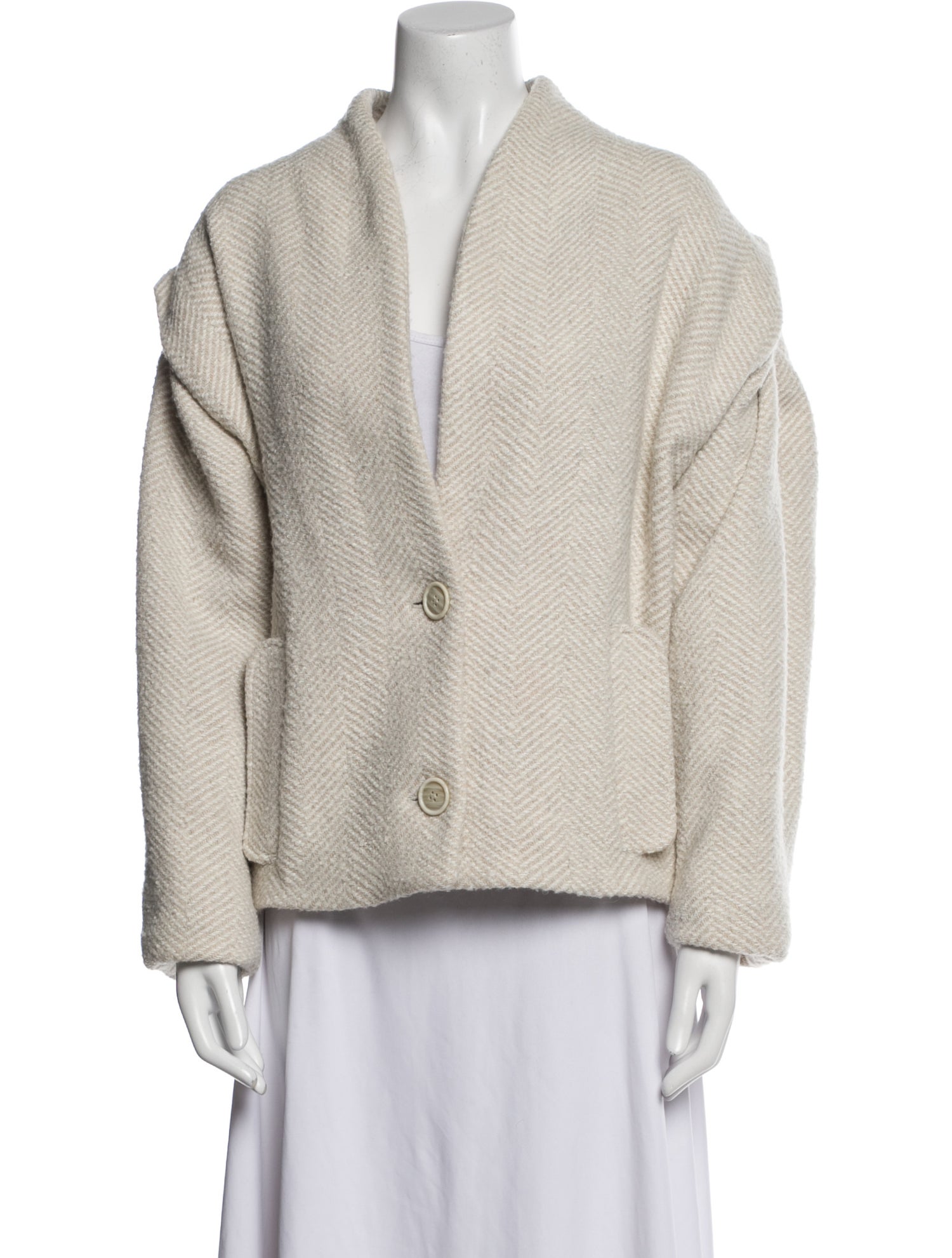 Étoile Isabel Marant Wool Faux Fur Jacket