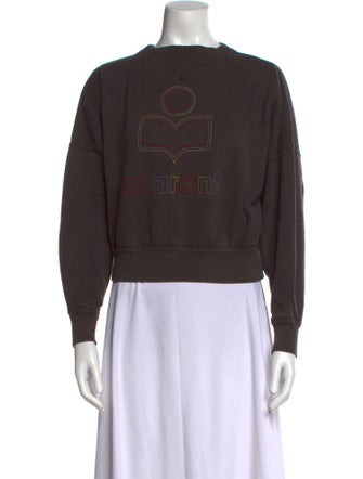 Étoile Isabel Marant Graphic Print Crew Neck Sweatshirt