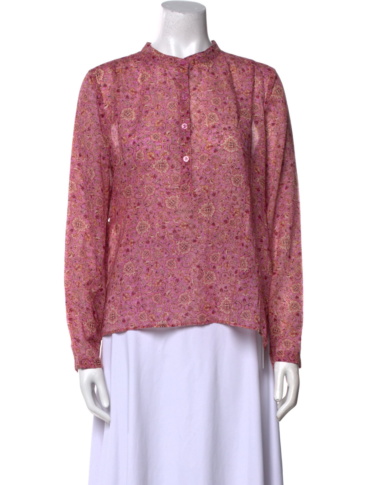 Étoile Isabel Marant Floral Print Crew Neck Blouse