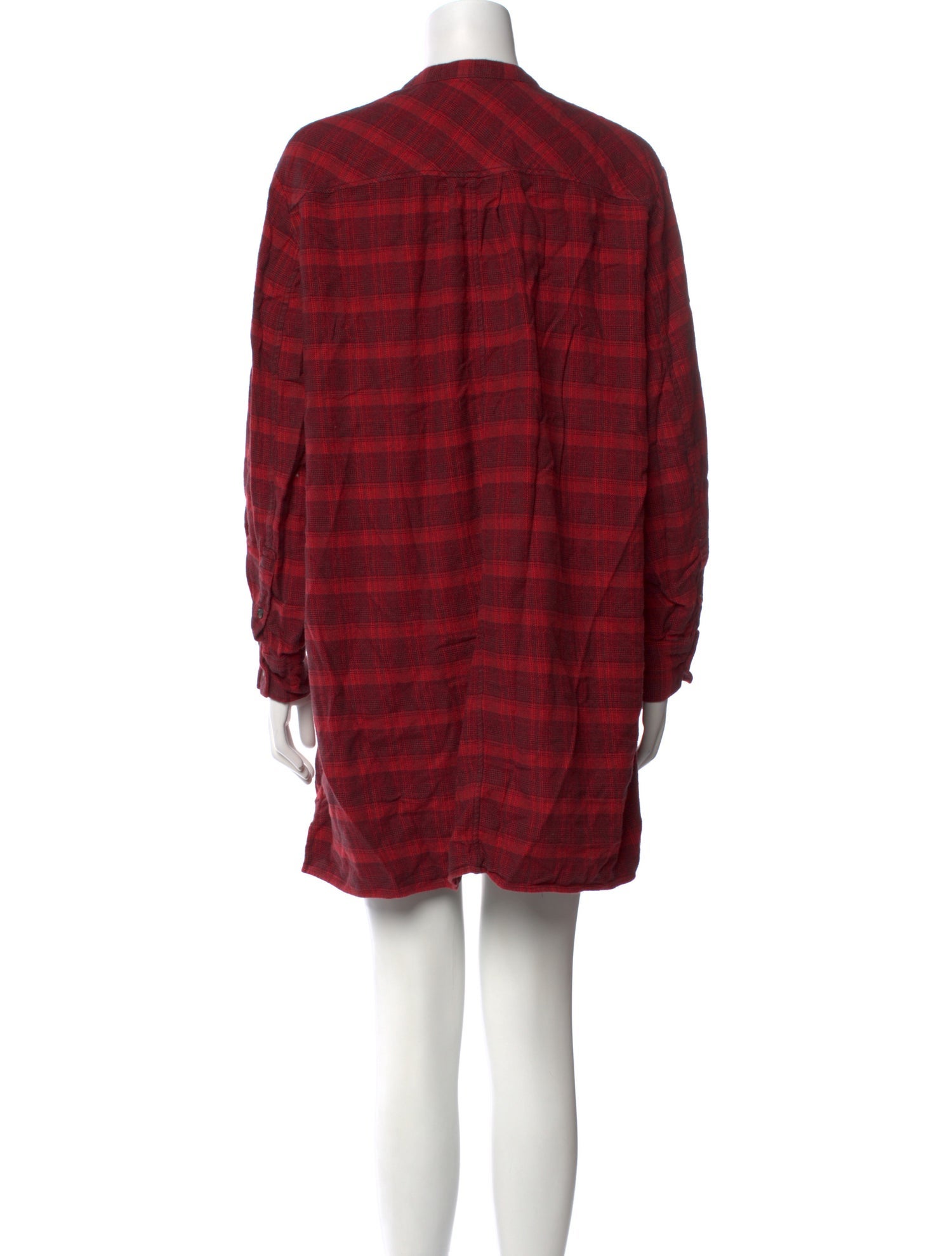 Étoile Isabel Marant Plaid Print Mini Dress