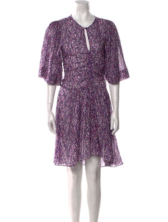 Étoile Isabel Marant Floral Print Knee-Length Dress
